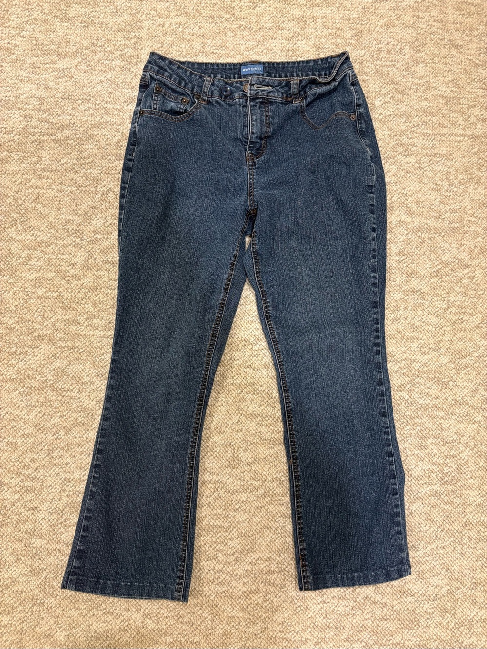 Westport Dark Blue Boot Cut Jeans